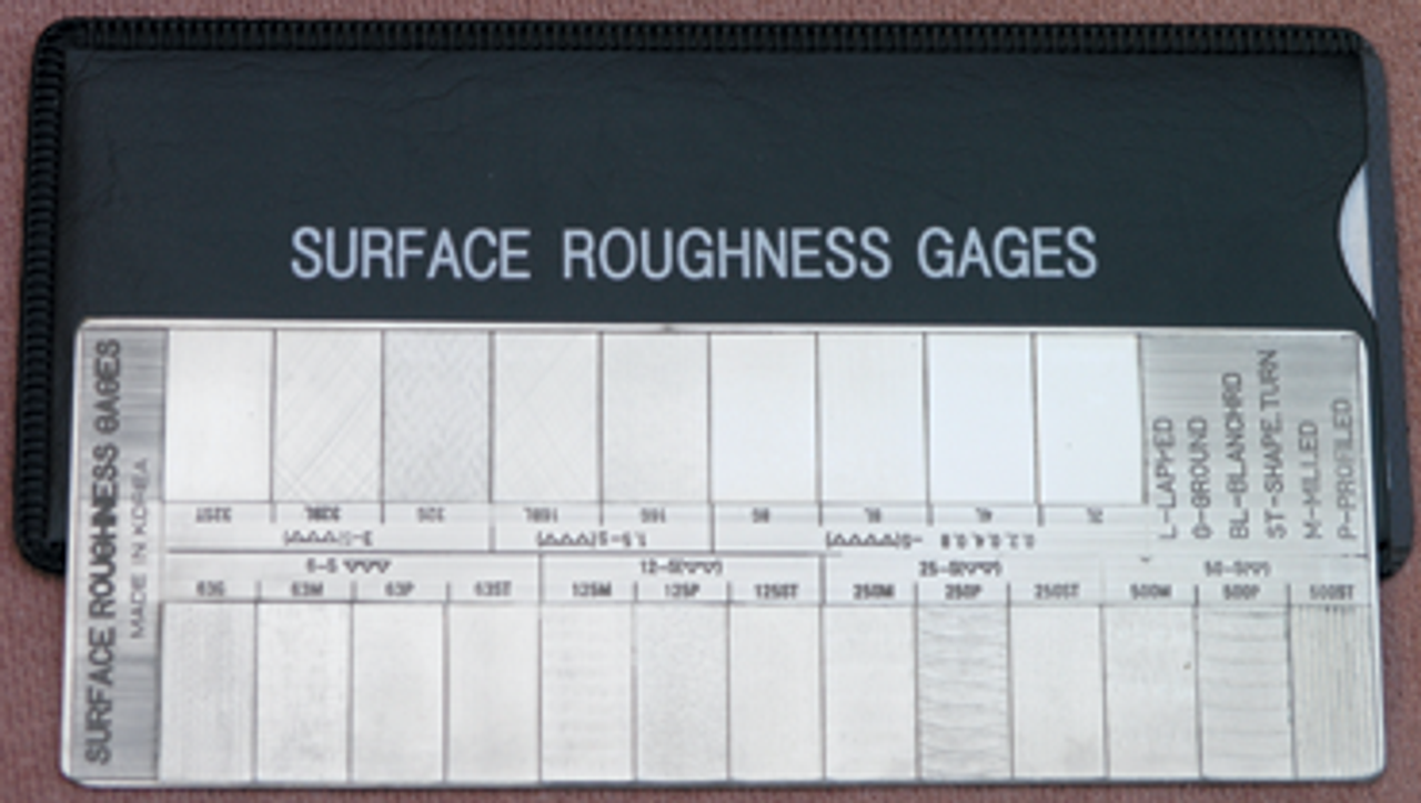 Precise Surface Roughness Gage, 22 Specimens from 2 to 500 Micro-Inches ...