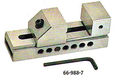 Precision Toolmaker's Vise with VGrooved Jaw Light Tool Supply