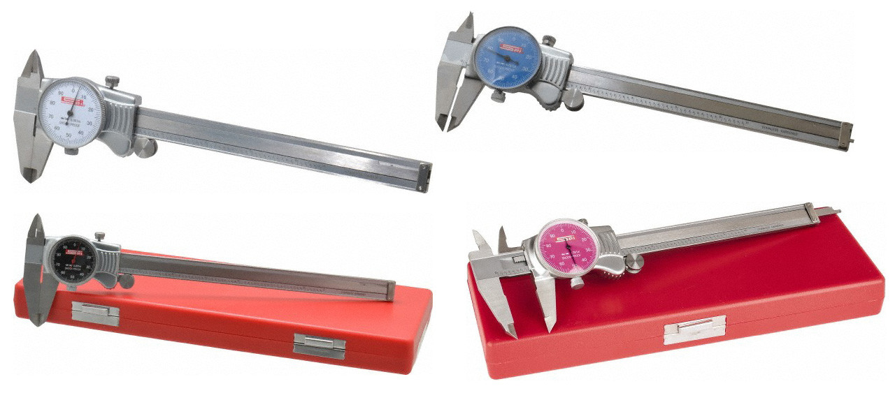 SPI Dial Calipers (Inch) Light Tool Supply