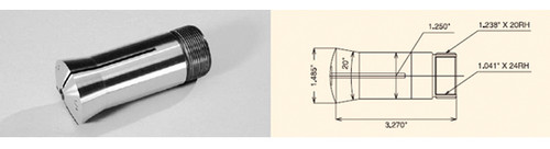 Bison 5C Series Round Collet (Inch) - 5CR-1/32
