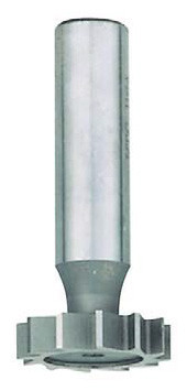 HSS Straight Tooth Woodruff Key Seat Cutter #304, 1/2" cut dia, 3/32" width - 65-107-5