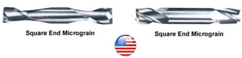 Precise Solid Carbide Double End Mill, 4-Flute, 7/16" - 700-7/16
