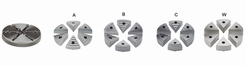 SPI  Ultra Short 6 Jaw & 8 Jaw Scroll Chucks - 70-252-2
