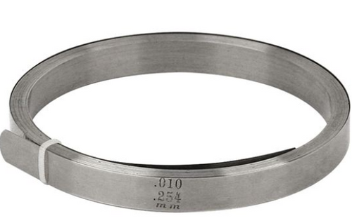 25' Steel Feeler Strip Rolls, Thickness: .010", Width: 1/2" - 71-127-100