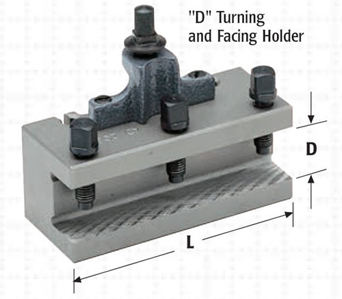 SPI Swiss Multiquick "D" Turning & Facing Holder, Size B - 71-271-1