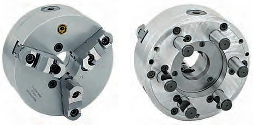 Bison 3-Jaw 8" D1-5 Direct Mount Scroll Chuck - 7-823-0835