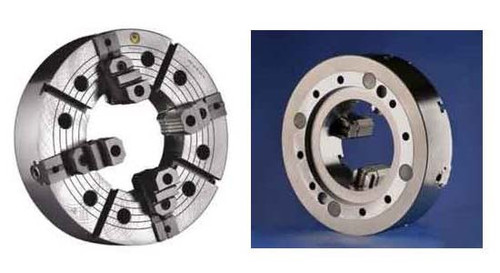 Bison 4-Jaw (2Pc) 25" A2-15 Independent Chuck Forged Steel Body, 10.5" Hole - 7-859-2543