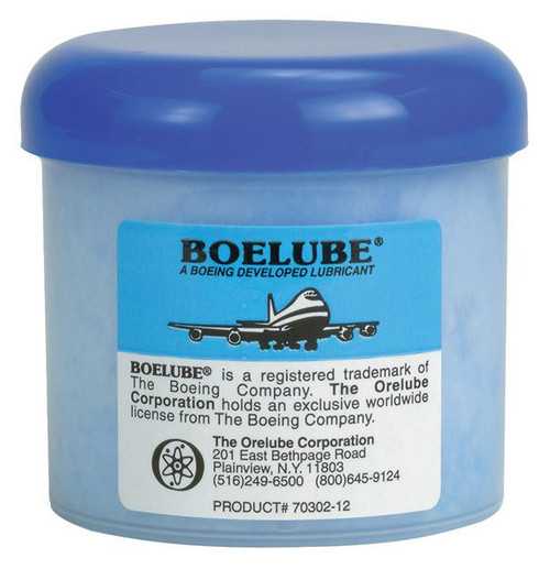 Boelube Machining Lubricant, Paste 70302-12, 12 oz. Jar Soft Blue - 81-001-058