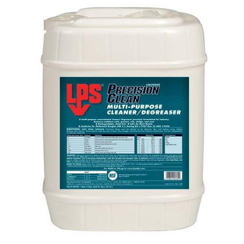 LPS Labs Precision Clean Multi-Purpose Cleaner/Degreaser #02705, 5 Gallon - 81-001-182