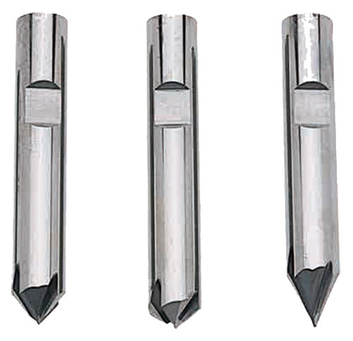 Fine Grade Solid Carbide Spotting & Chamfering Drill, 120°, 3/8", 2 Flutes - 82-692-5