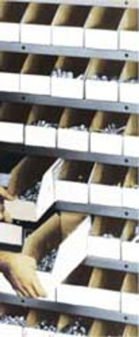 White Corrugated Shelf Bin Boxes - 90-362-5