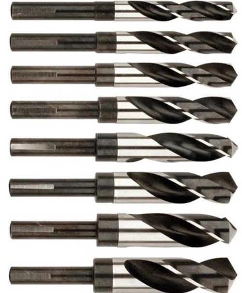 S&D Silver & Deming Reduced Shank Drills 8 Piece Set Overall Length 6"  - 01-080-958