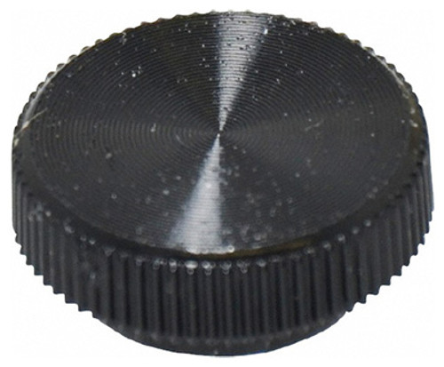 Press Fit Thumb Screw Knobs, Black Knurled Knobs 100 Piece Set, M5 Screw Size, 16mm Head Dia - 99-630-6