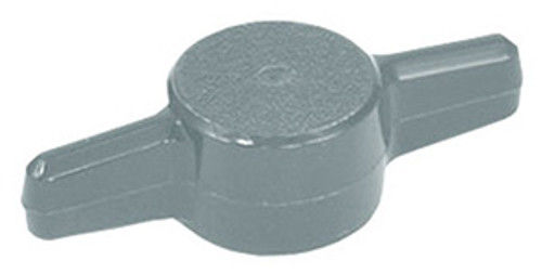 Press Fit Thumb Screw Knobs, Gray Tee Knobs 100 Piece Set, M5 Screw Size, 26mm Head Dia - 99-837-7 Press Fit Thumb Screw Knobs, Gray Tee Knobs 100 Piece Set, M5 Screw Size, 26mm Head Dia - 99-837-7