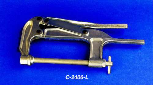 Knu-Vise C-Clamp Long Spindle 3.25" Throat Depth - C-2406-L