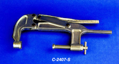 Knu-Vise C-Clamp Short Spindle 3.25" Throat Depth - C-2407-S