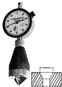 Precise Chamfer Gage, Capacity 0 - 1/2" - CC-512