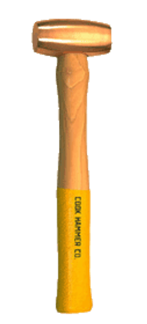 Cook Non-Sparking Copper Hammer, 12 lb. - CHC-810 Cook Non-Sparking Copper Hammer, 12 lb. - CHC-810