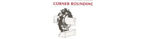Corner Rounding  Cutter, 3-3/4" Dia - CRC-008 Corner Rounding  Cutter, 3-3/4" Dia - CRC-008