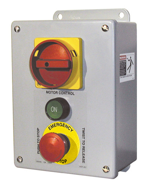 Rockford Single-Phase Disconnect Switch and Magnetic Motor Starter - CSS-055