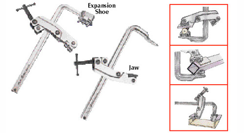 Strong Hand Cantilever Clamps Reversible For Expansion - CTJ-2