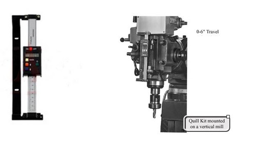 Precise Dro Quill kit for "Z" axis with 6" Travel - DRO-303