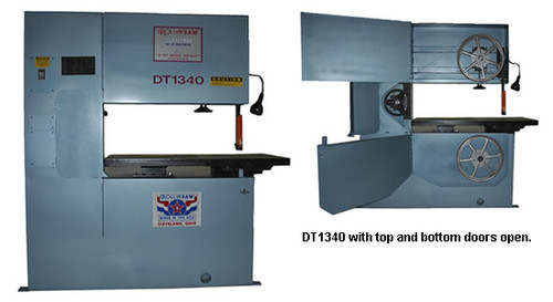 Roll-In Saw Deep Throat Vertical Band Saw DT1340 - DT1340 Roll-In Saw Deep Throat Vertical Band Saw DT1340 - DT1340