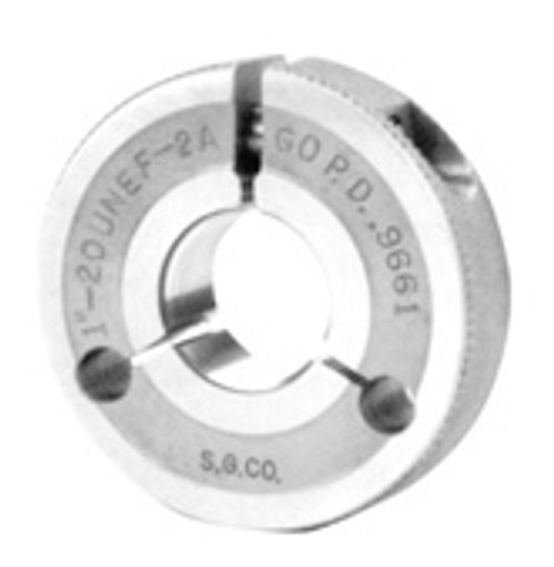AGD Style Thread Ring Gage, Class 3A "Go" Ring, Size: 3/8"-24 - GRG-026-3A