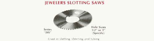 Jewelers Slotting Saws - JSS-020