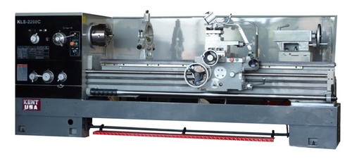 Kent Large 4" Bore Engine Lathe w/ NEWALL DP-500 DRO, 26" x 120" - KLS-26120C