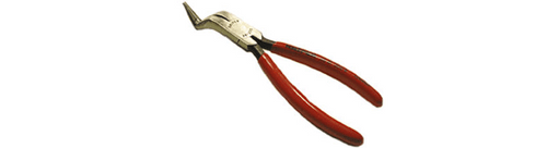 Knipex 90 degree  Double Bent Long Nose Pliers - KNI3881B8
