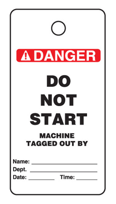 Rockford Tagout, "Do Not Start" - KYM-192