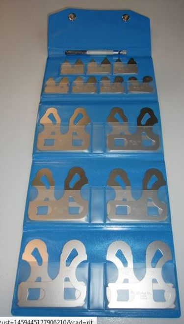 Precise Radius Gage Set .5-13mm - L300MX