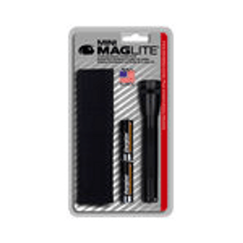 Mag-Lite AA Mini Maglite Holster Pack, Silver - MAGM2A10H