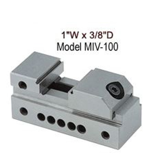 Precise 1" Toolmakers Insert Vise with 13/16" Jaw Opening - MIV-100