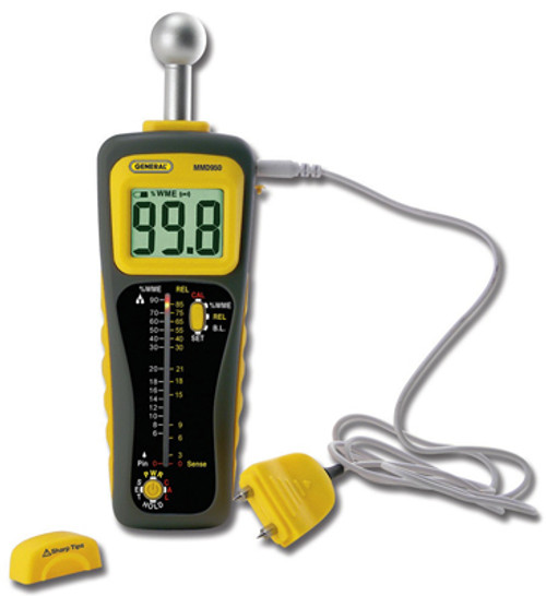 GENERAL PIN/PIN-LESS DEEP SENSING MOISTURE METER - MMD950 GENERAL PIN/PIN-LESS DEEP SENSING MOISTURE METER - MMD950