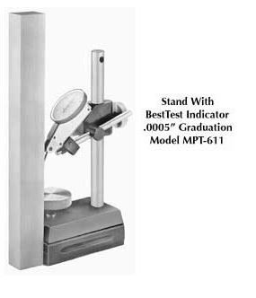 Murkens Indicator Base For Surface Plate Work w/ Indicator - MPT-611