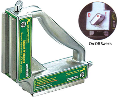Strong Hand ADJUST-O 90º Dual Switches ON/OFF Magnet, 6" x 6" x 1-1/2" - MS2-80 Strong Hand ADJUST-O 90º Dual Switches ON/OFF Magnet, 6" x 6" x 1-1/2" - MS2-80