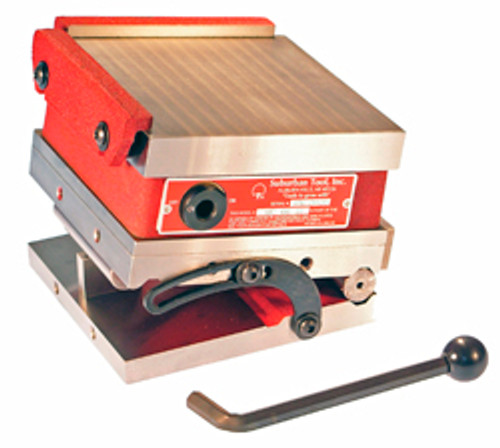 Suburban 12"L x 6"W x 5-1/4"H Permanent Magnetic Sine Plate Standard - MSP-126-S2