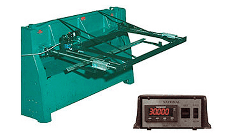 Front Operated Digital Back Gauge for National Hydraulic Shears - NBG96
