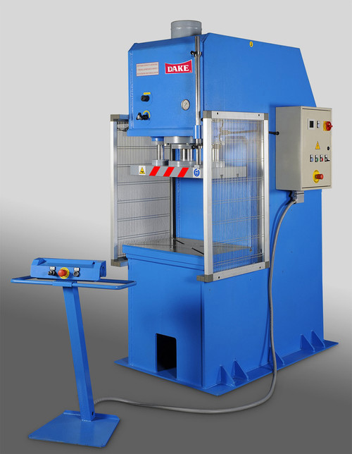 Dake PCL C-Frame Straightening Press with Platen, 150 ton Automatic - PCL-150A