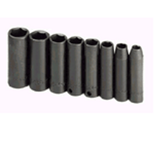 Deep Length Impact Socket Set, 3/8" DR. 12PC Metric Set 8mm-19mm - SK4082 Deep Length Impact Socket Set, 3/8" DR. 12PC Metric Set 8mm-19mm - SK4082
