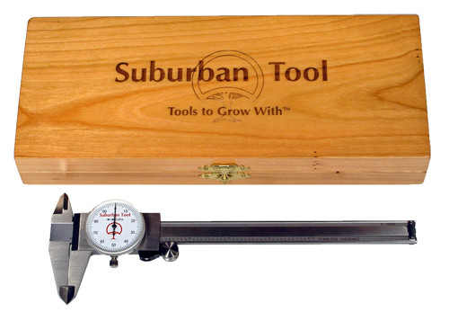 Suburban Stainless Steel Dial Caliper 0-8" Range - SMI-WC-DCSS-0020