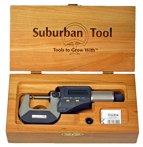 Suburban IP54 Electronic Digital Micrometer 0-1" Range - SMI-WC-EDMIP-0010