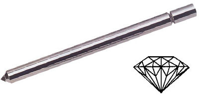 Precise Single Point Diamond Dresser, 3/4 Carat, 3/8" x 6" - SPD-026