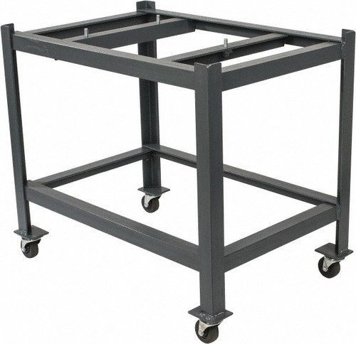 Heavy Duty Steel Stand w/ Rollers, 36" x 48" for Granite Surface Plates - STC-300