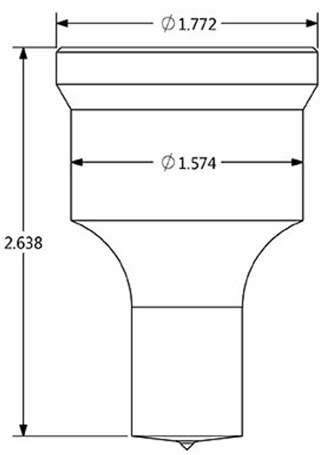 SUN40P Round Punch 1-1/16" - SUN40PRD-34