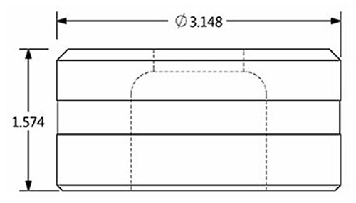 SUN80D Hex Die with 1 Whistle Spot - SUN80DHX