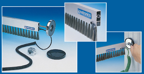 Kinetronics StaticWisk Anti-Static Laminator Brush, 25" - SWL-625