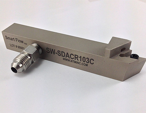 NTM Smart Flow Swiss Tool Holder, Type SVJBR - SW-SVJBR-082C